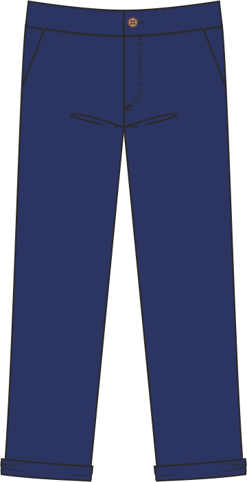 Pantalon Arsène Bleu marine