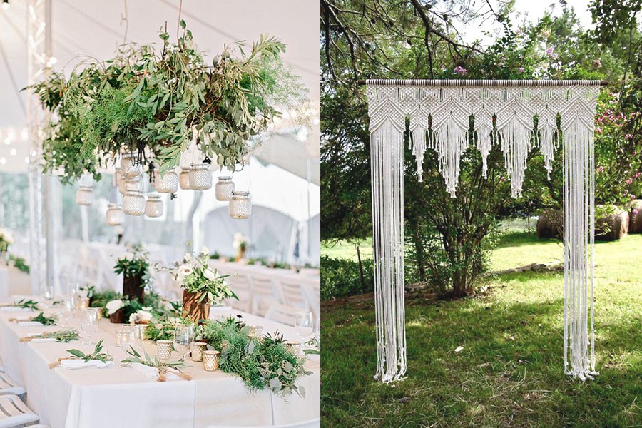 Ambiance et décoration originales pour un mariage bohème – Blog BUT